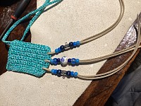 Blue necklace