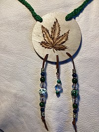 Green pot leaf $15
