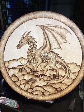 Dragon on the rocks $40