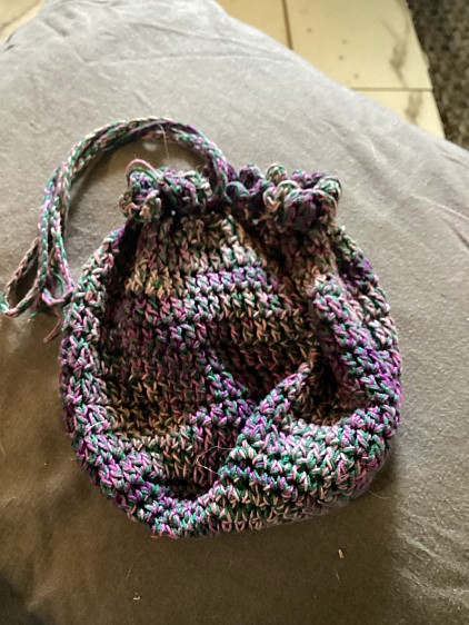 Purple bag 6 inch